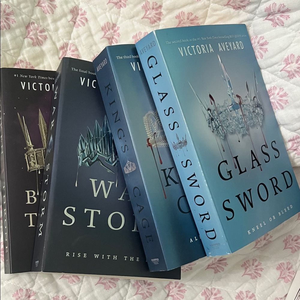 Victoria Aveyard "Glass Sword" Series Paperback Books (NOT INCLUDED BOOK 1)